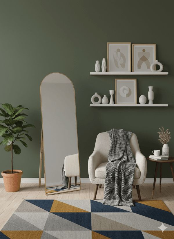 Aluminium Frame Stand Mirro