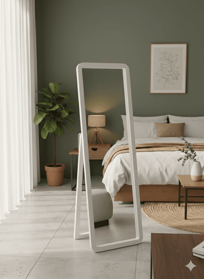 PREMIUM WOOD STAND MIRROR( Sqare Shape)_img_9