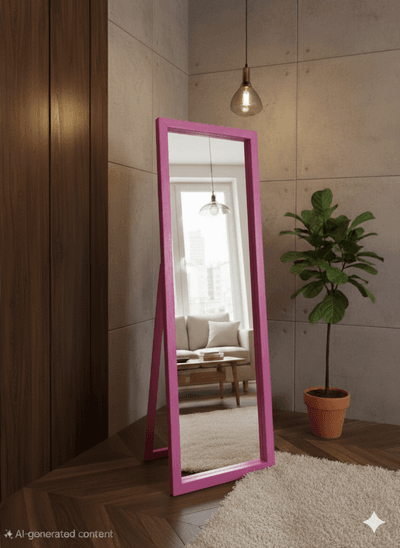 PREMIUM WOOD STAND MIRROR( Sqare Shape)_img_14