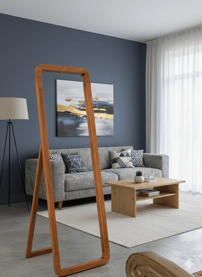PREMIUM WOOD STAND MIRROR( Sqare Shape)_img_18