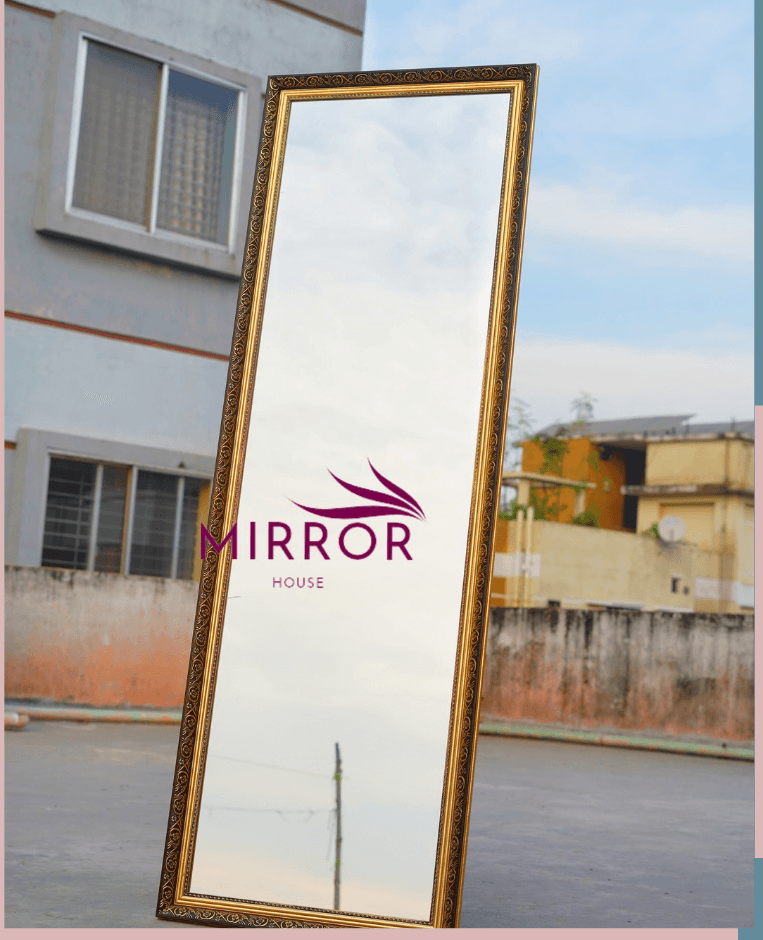 Black Golden hanging mirror